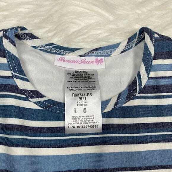 BONNIE JEAN 2 Piece Set Outfit Top Leggings School NEW Girls Size 5 - Picture 2 of 9